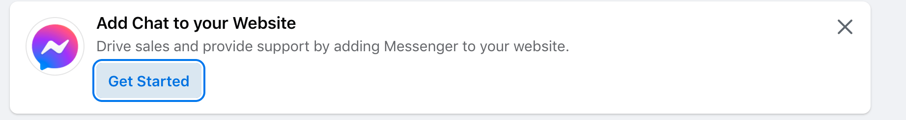 facebook  messenger进入界面